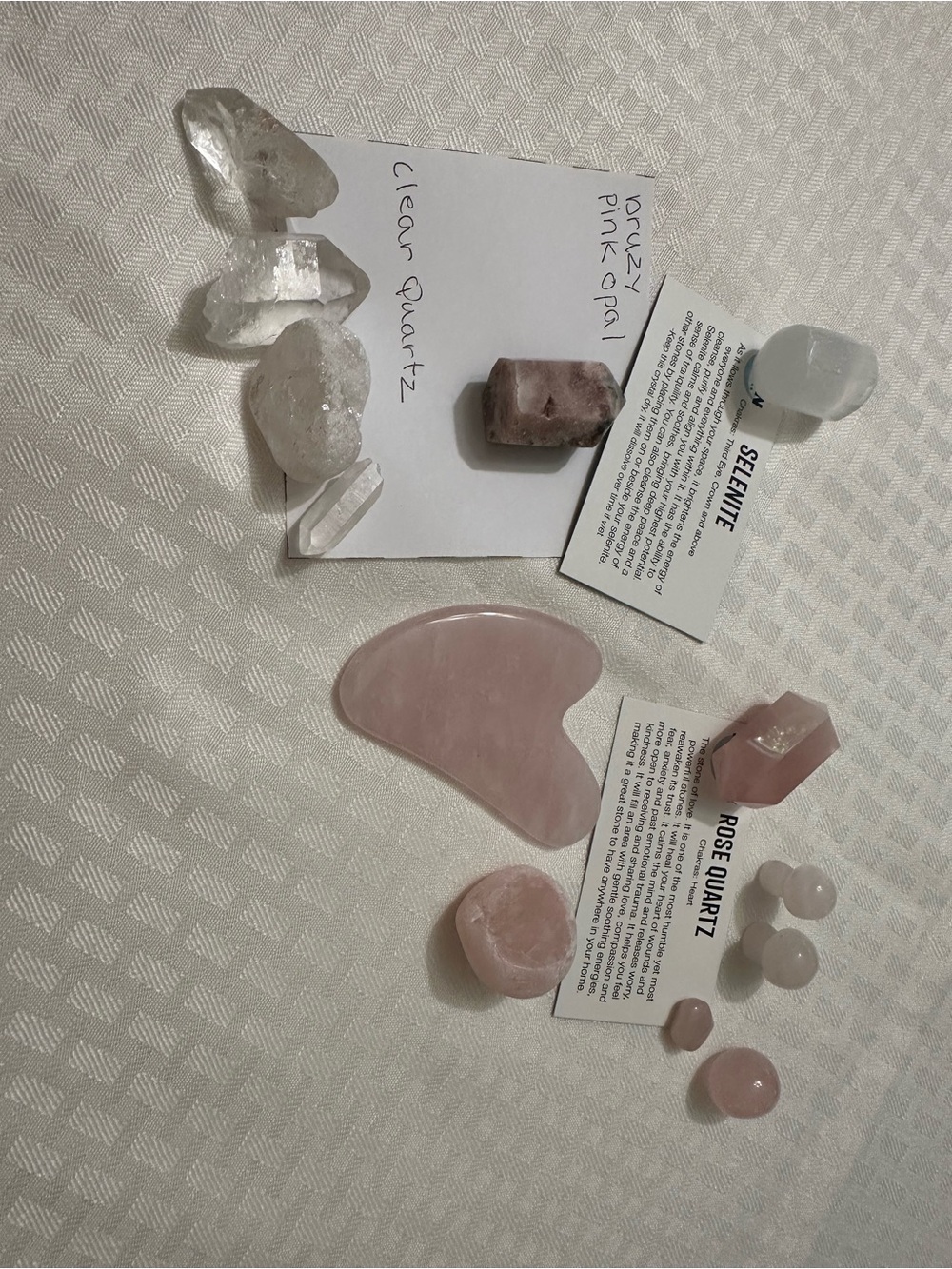 Rose Quartz Gua Sha Facial Tool — Natural Pink Massage Stone